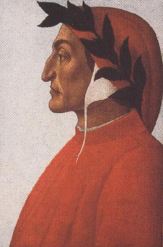 Sandro Botticelli Portrait of Dante Alighieri (mk36) oil painting picture